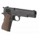 Страйкбольный пистолет Colt 1911, Gas, чёрный, металл (KJW)